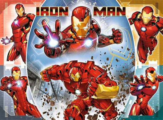 Marvel Hero-Exact Hero 2 Iron Man: Rompecabezas 100 Piezas Ravensburger