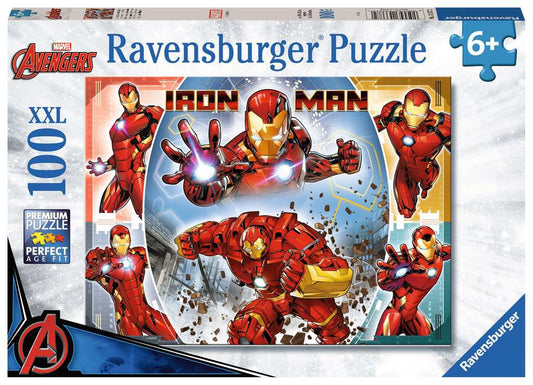 Marvel Hero-Exact Hero 2 Iron Man: Rompecabezas 100 Piezas Ravensburger