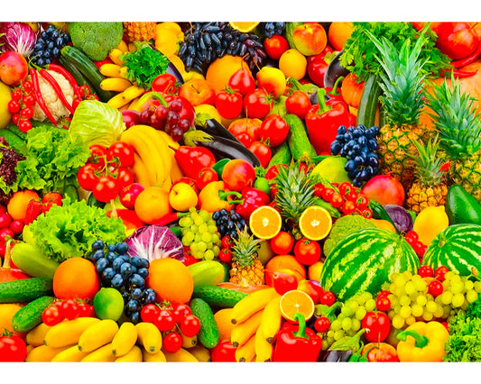 Frutas y Verduras: Rompecabezas 1000 Piezas Enjoy Puzzle