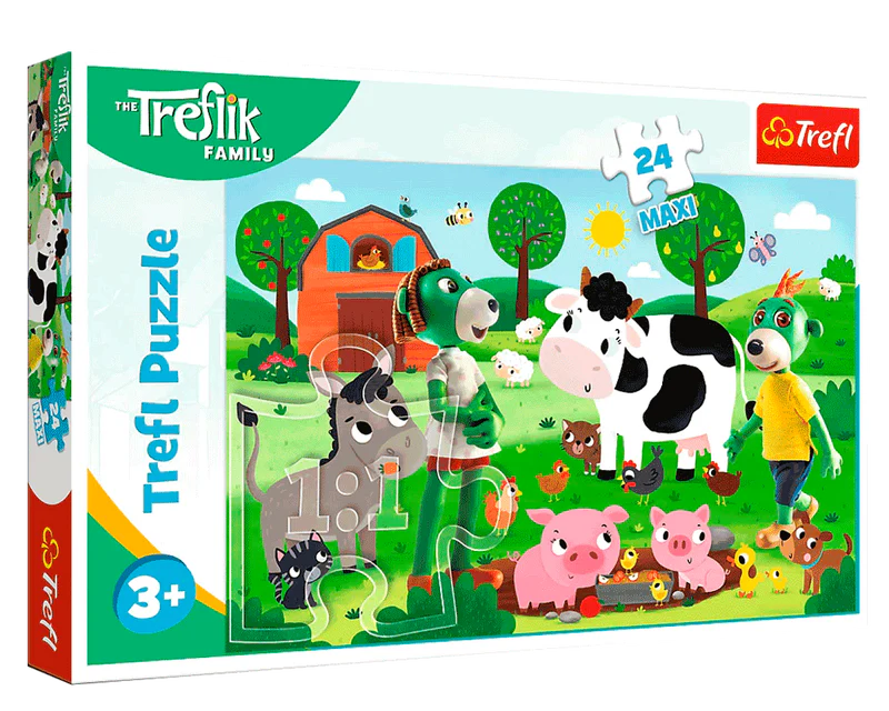 Treflik La Granja: Rompecabezas 24 Piezas Maxi Trefl