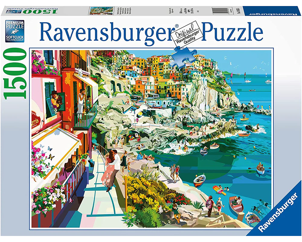 Romance en Cinque Terre: Rompecabezas 1500 Piezas Ravensburger