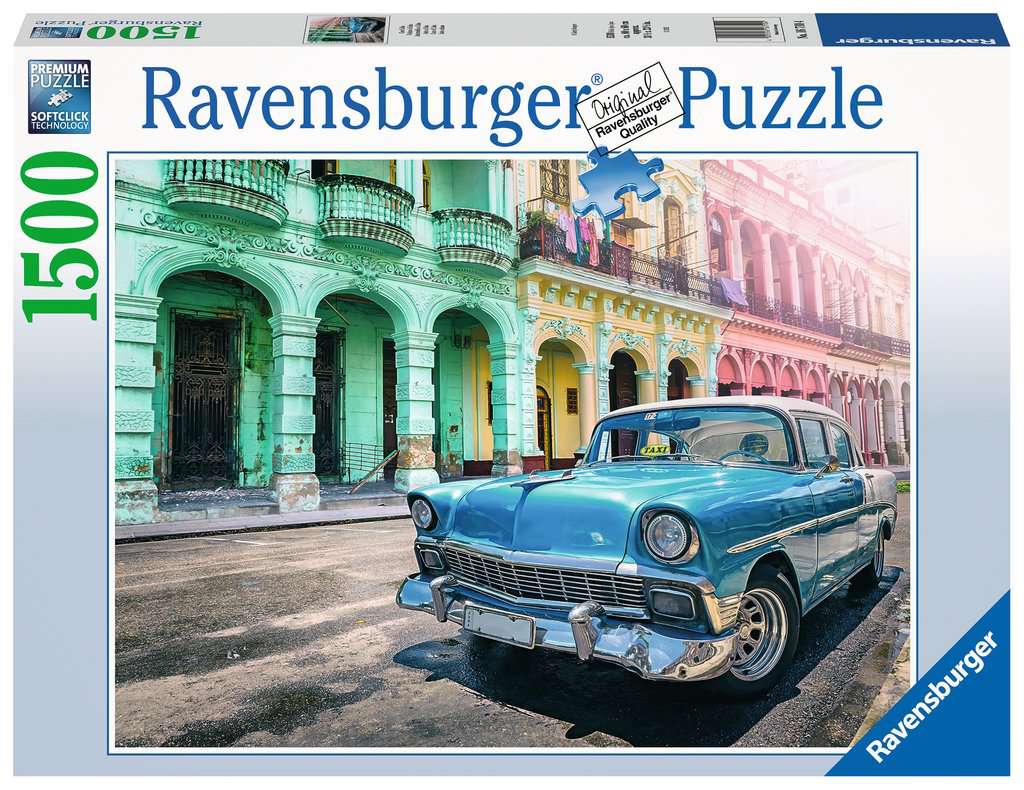 Auto Cubano: Rompecabezas 1500 Piezas Ravensburger