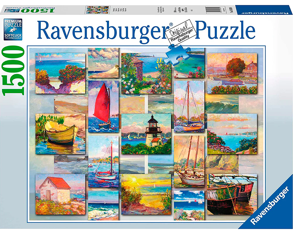 Collage Costero: Rompecabezas 1500 Piezas Ravensburger