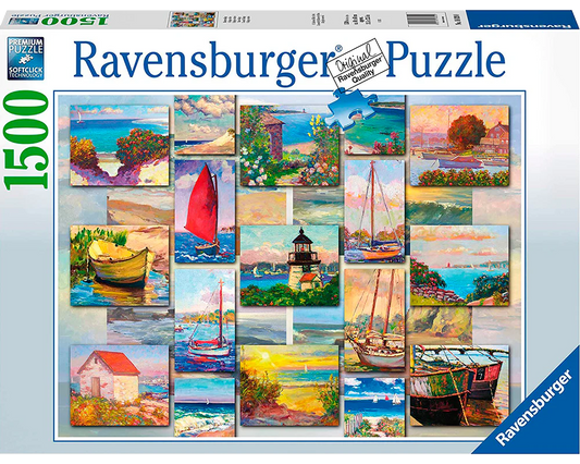 Collage Costero: Rompecabezas 1500 Piezas Ravensburger