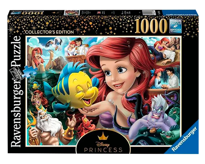 Rompecabezas 1000 Piezas Heroínas de Disney, La Sirenita Ravensburger