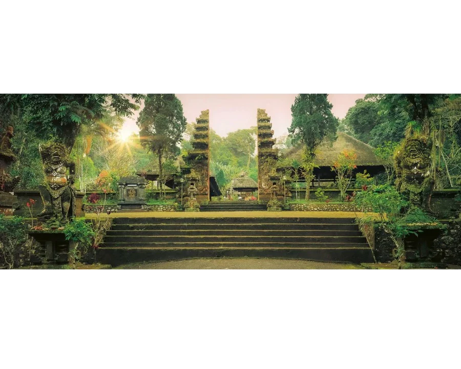 Templo Luhur Batukaru, Bali, Indonesia: Rompecabezas 1000 Piezas Panorámico Ravensburger