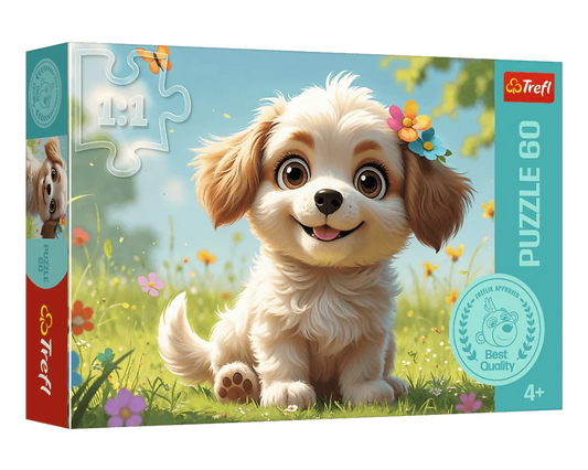 ¡Cachorro! Rompecabezas Infantil de 60 Piezas Trefl