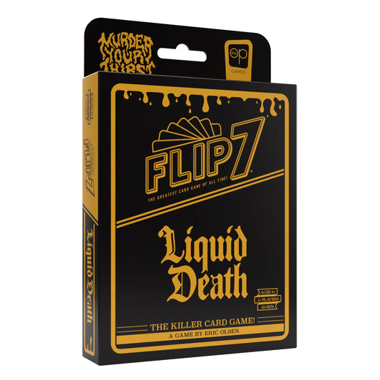 Flip 7 Liquid Death, Juego de Mesa USAopoly