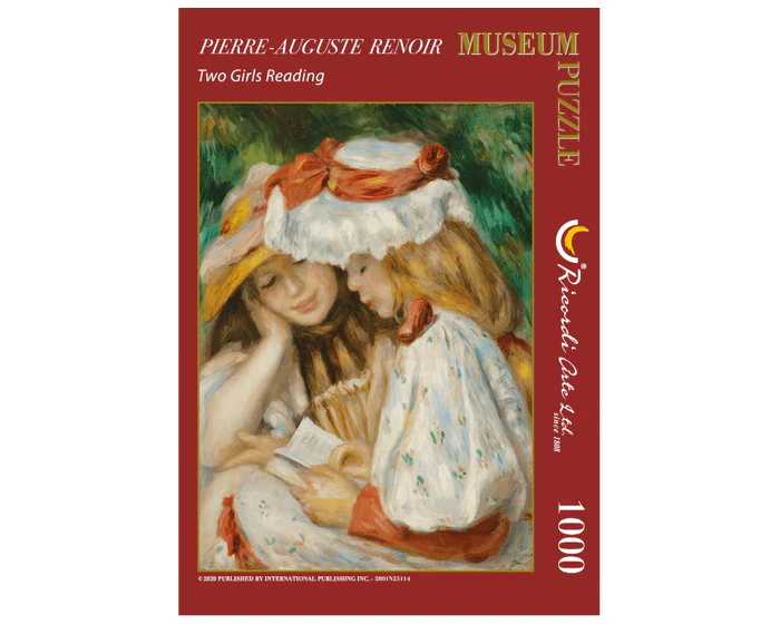 Renoir - Dos Niñas Leyendo: Rompecabezas de Arte 1000 Piezas Ricordi