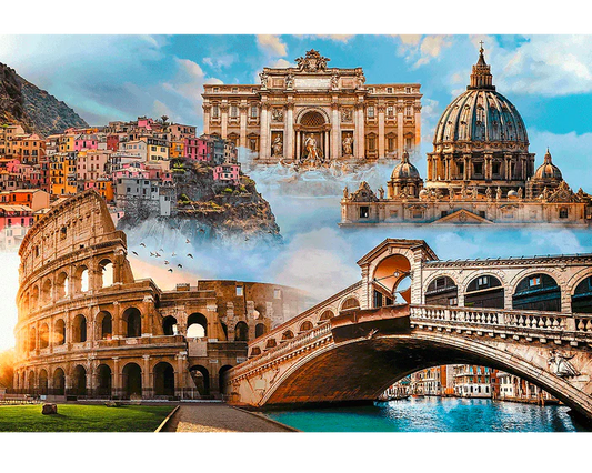 Lugares Favoritos de Italia: Rompecabezas 1500 Piezas Trefl
