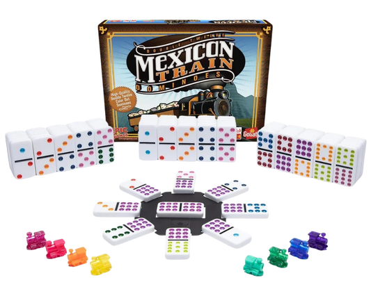 Dominó Tren Mexicano Doble Doce Juego de Mesa Goliath
