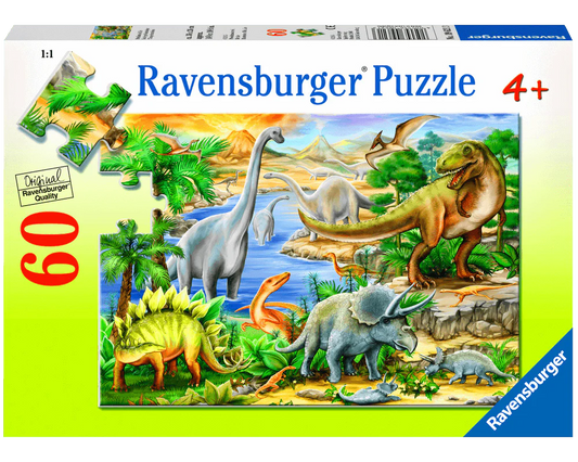 La Era de los Dinosaurios: Rompecabezas 60 piezas Ravensburger