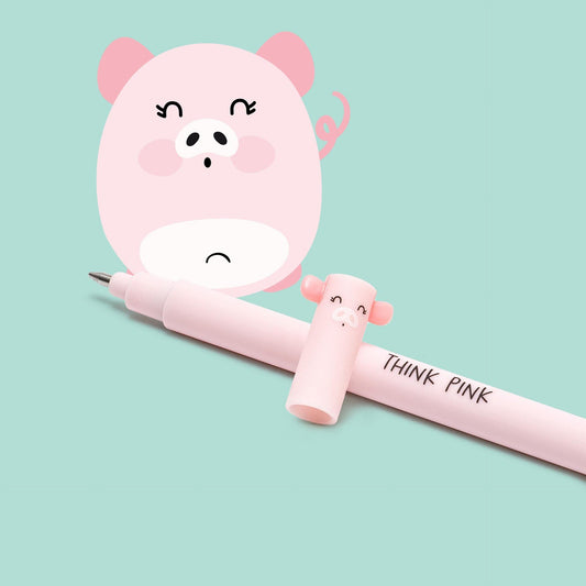 Pluma Borrable Piggy Rosa, Legami