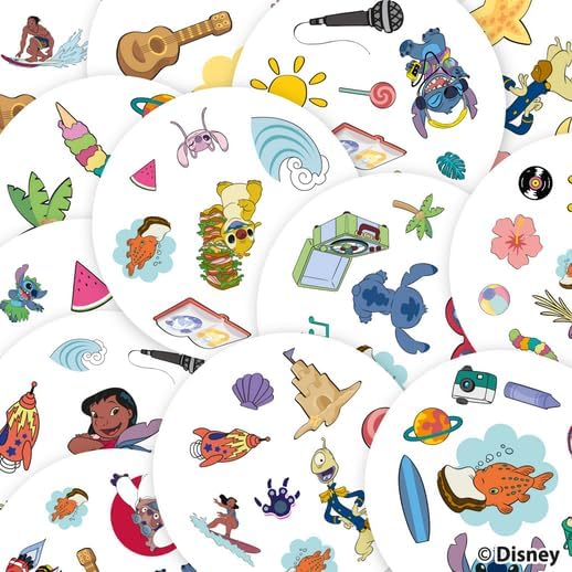 Dobble Disney Stitch - Juego de cartas