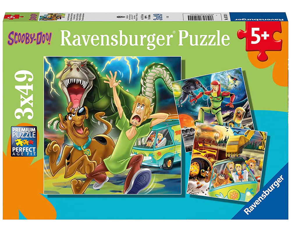 Scooby Doo: Rompecabezas 3 x 49 Piezas Ravensburger