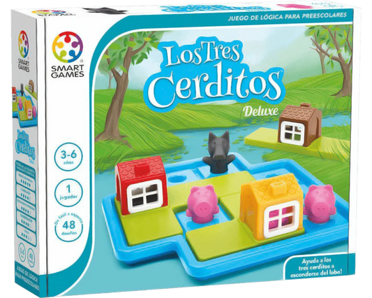 Los 3 Cerditos Deluxe: Juego de Lógica Smart Games