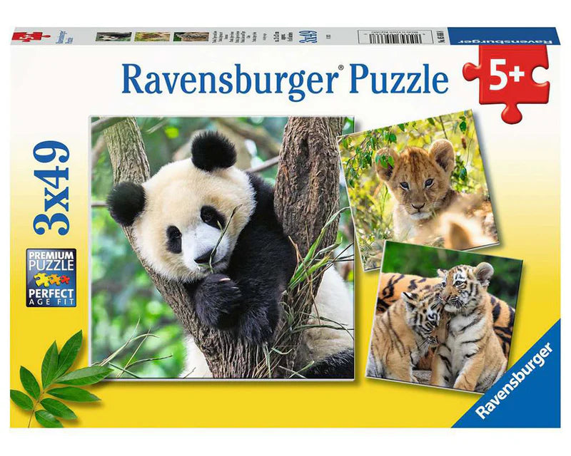 Vida Salvaje Rompecabezas 3 x 49 Piezas Ravensburger