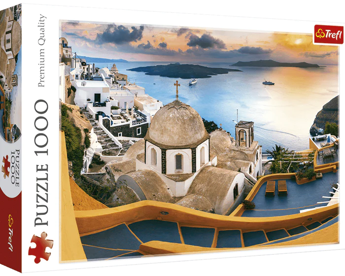 Santorini - Cuento de Hadas: Rompecabezas 1000 Piezas Trefl