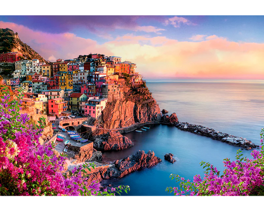 Vista de Manarola, Italia: Rompecabezas 1500 Piezas Trefl