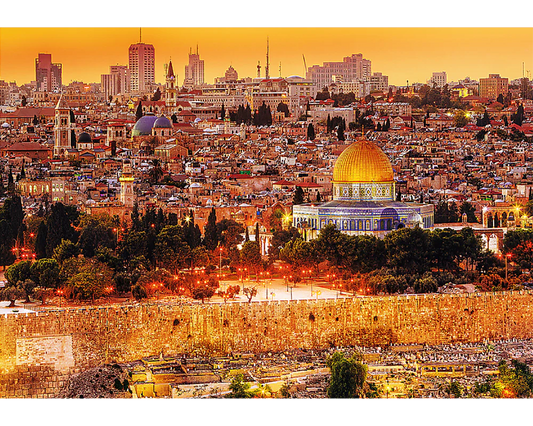 Vista de Jerusalén: Rompecabezas 3000 Piezas Trefl