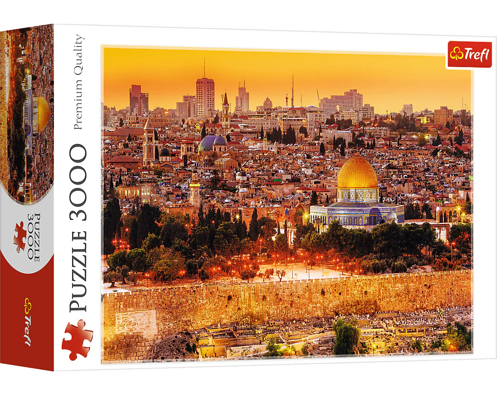Vista de Jerusalén: Rompecabezas 3000 Piezas Trefl
