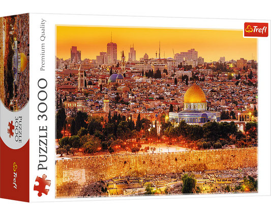 Vista de Jerusalén: Rompecabezas 3000 Piezas Trefl
