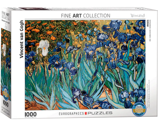 Flores de Iris, Vincent Van Gogh: Rompecabezas de Arte 1000 Piezas Eurographics