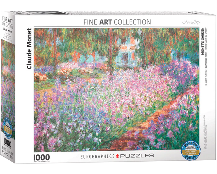 El jardín de Monet: Rompecabezas de Arte 1000 Piezas Eurographics