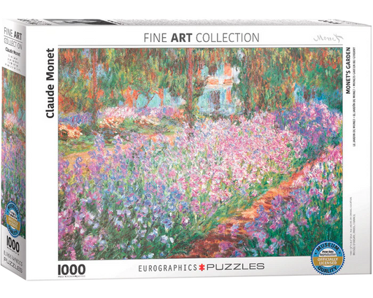 El jardín de Monet: Rompecabezas de Arte 1000 Piezas Eurographics