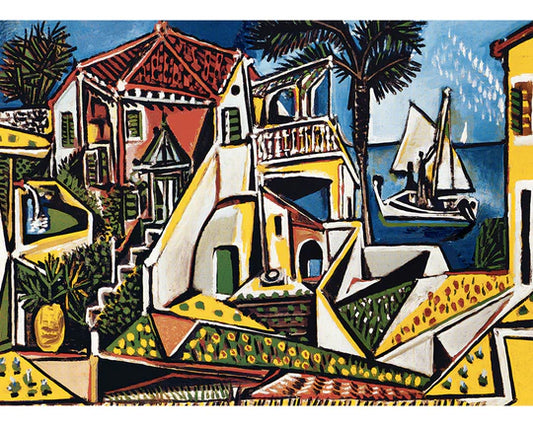 Picasso Paisaje Mediterráneo Rompecabezas 1000 Piezas Eurographics