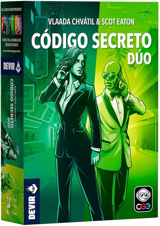 Código Secreto DUO, Juego de Mesa, Devir