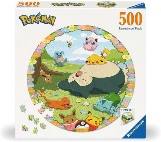 Pokemon: Rompecabezas Redondo 500 Piezas Ravensburger