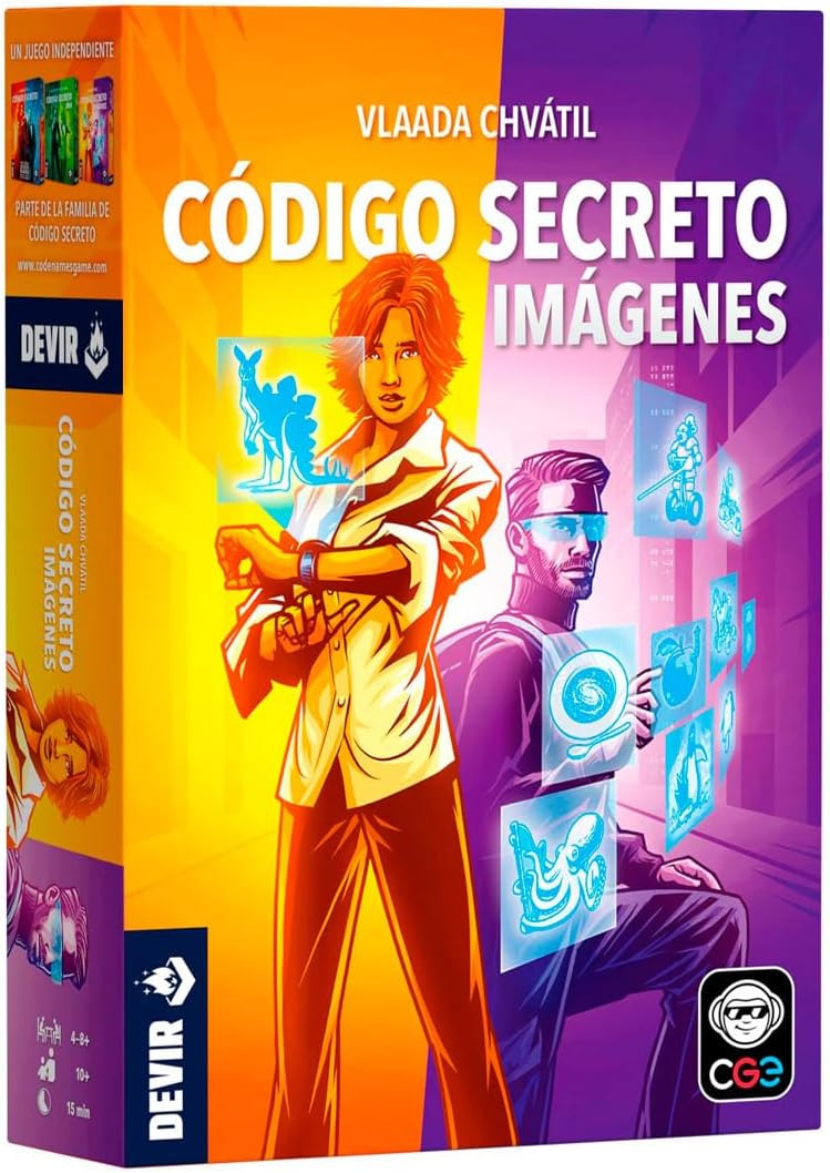 Código Secreto Imágenes, Juego de Mesa, Devir