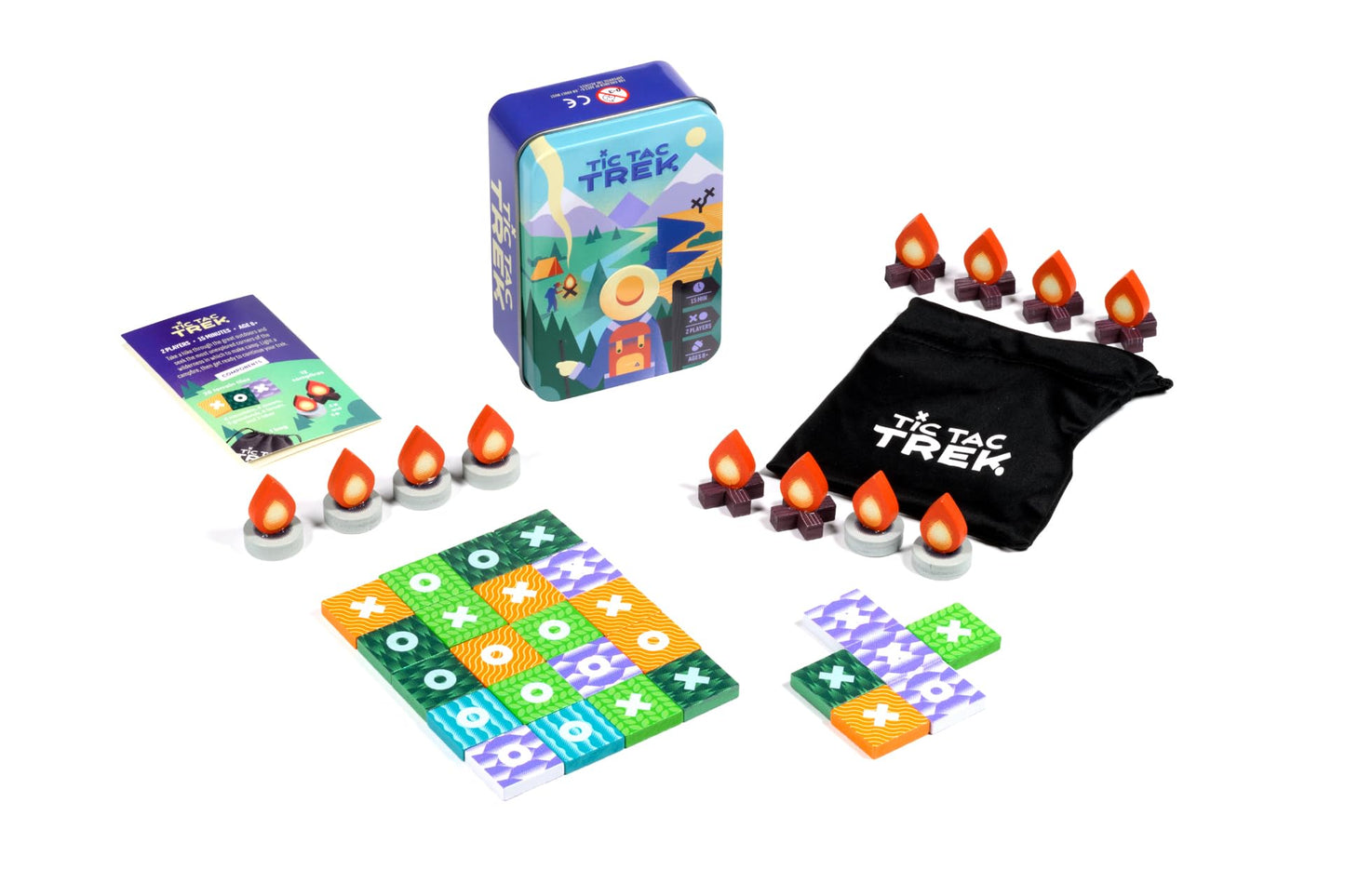 Tic Tac Trek: Juego de Mesa en Inglés, Alley Cat Games