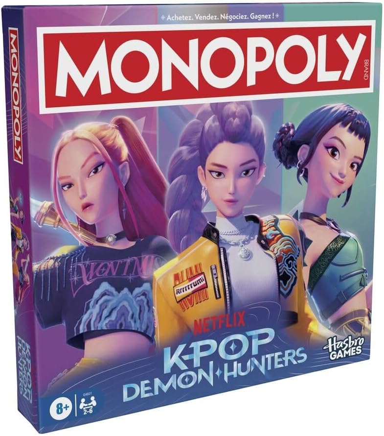 Monopoly KPOP Demon Hunters Edición Especial, Hasbro Gaming