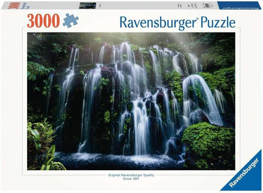 Cascadas de Indonesia: Rompecabezas 3000 Piezas Ravensburger