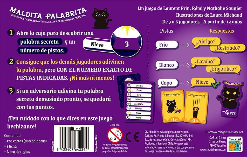 Maldita Palabrita, Juego de Mesa Asmodee