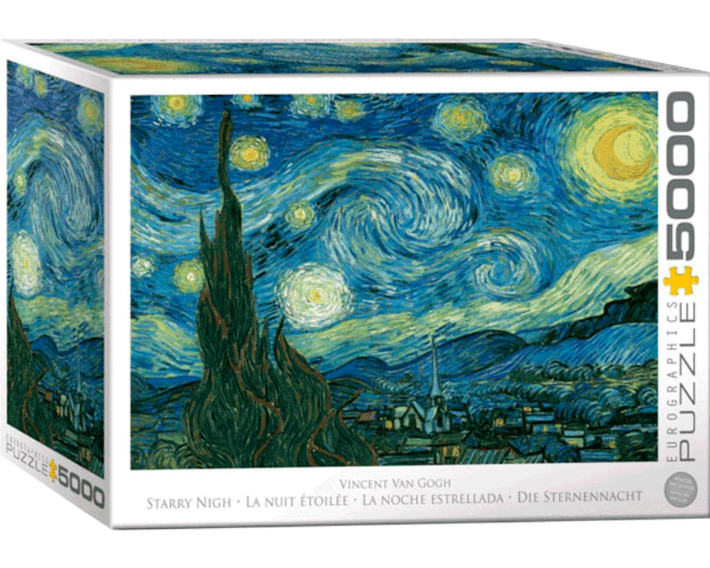 Van Gogh - La Noche Estrellada Rompecabezas de Arte 5000 piezas Eurographics