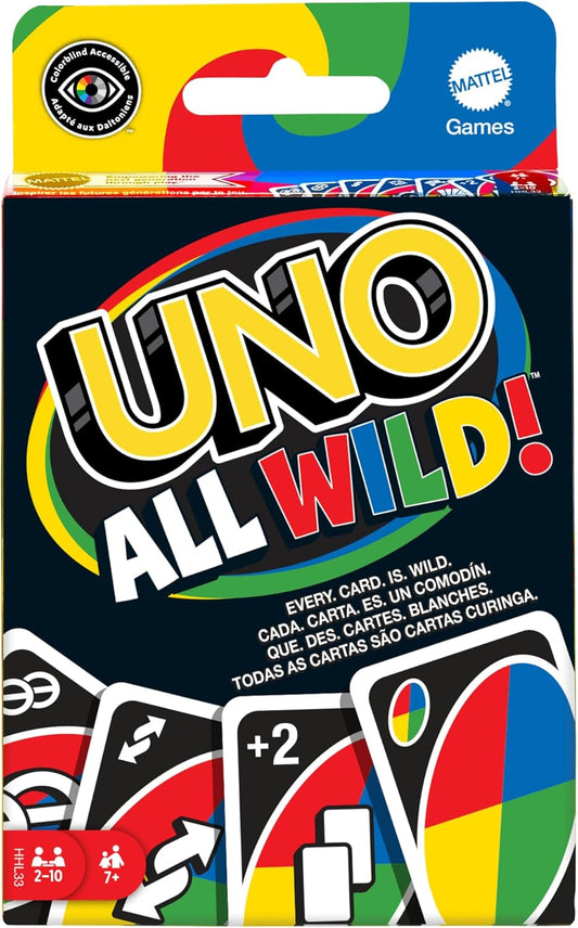 UNO All Wild: Juego de Mesa Mattel
