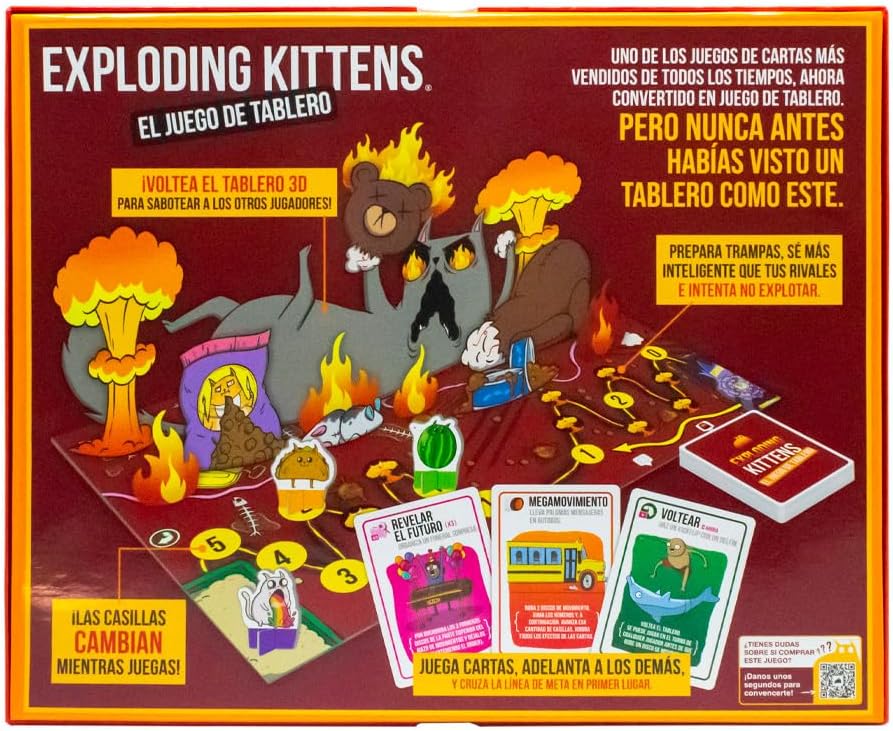 Exploding Kittens El Juego de Mesa de Carrera