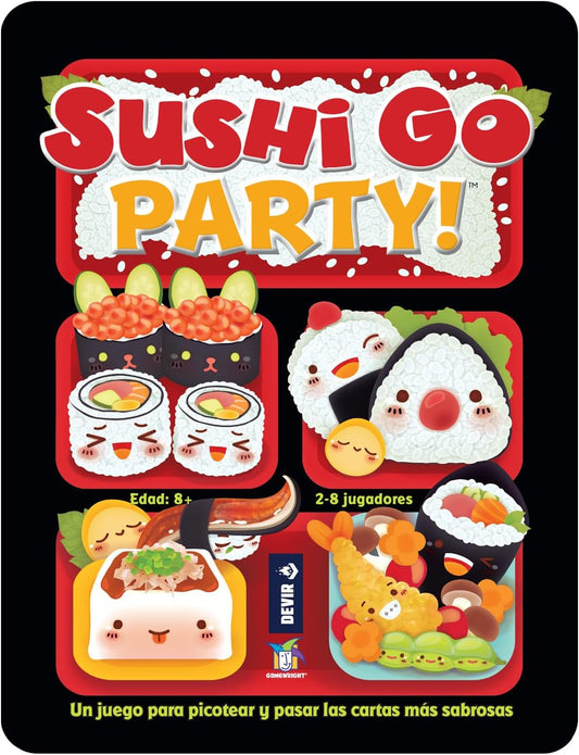 Sushi Go Party! en Español, Juego de Mesa, Devir