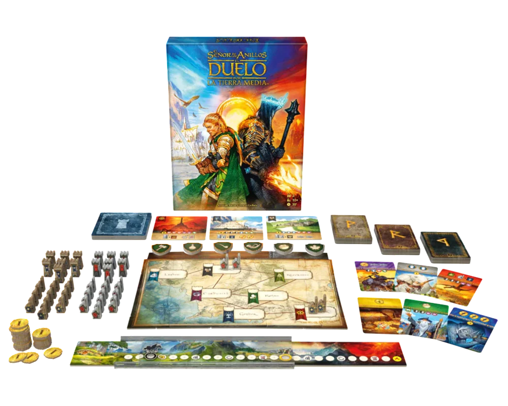 El Señor de los Anillos: Duelo por la Tierra Media Juego de Mesa Asmodee en Español