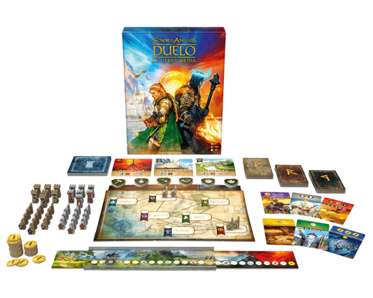 El Señor de los Anillos: Duelo por la Tierra Media Juego de Mesa Asmodee en Español