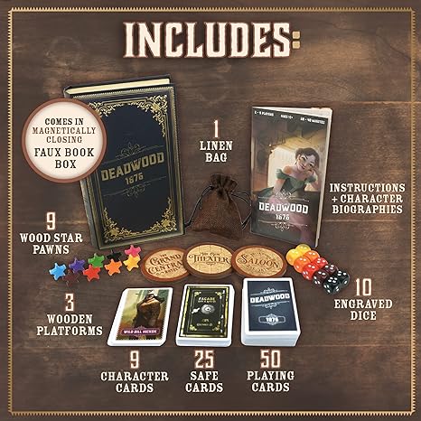 Deadwood 1876: Juego de Mesa en Español, Facade Games