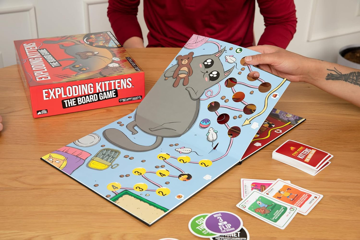 Exploding Kittens El Juego de Mesa de Carrera