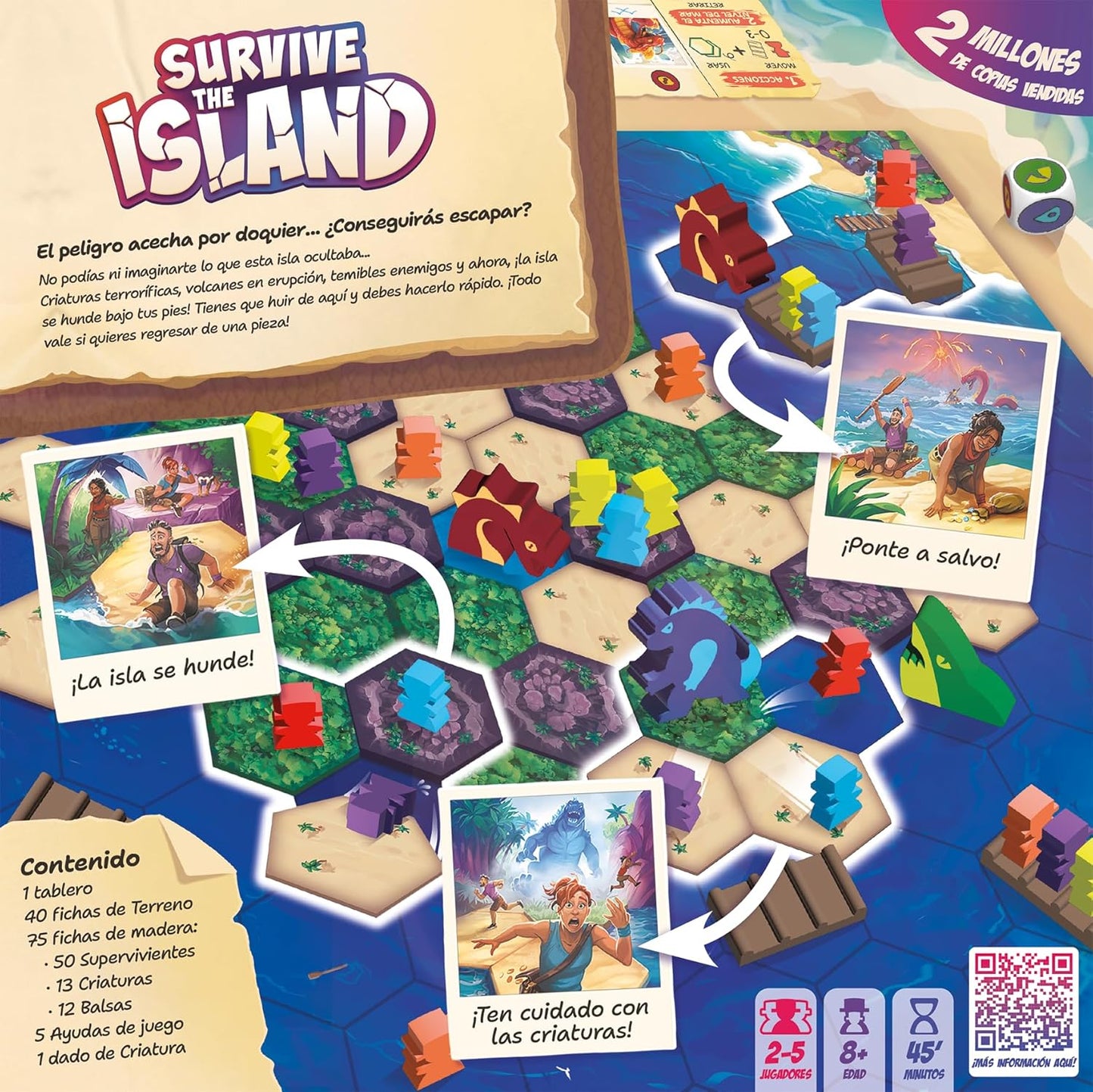 Survive The Island (Español), Juego de Mesa