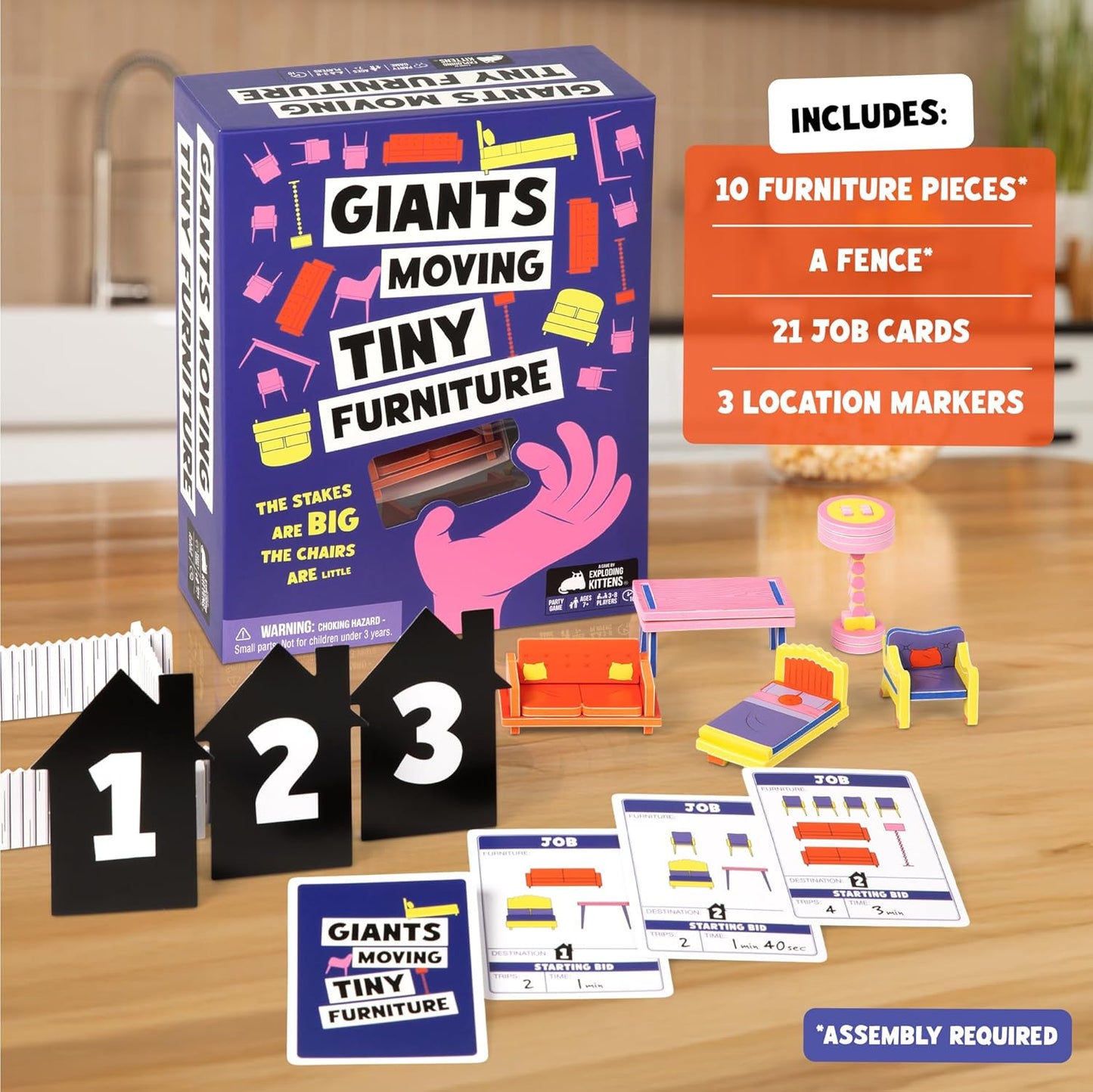 Exploding Kittens Presents: Giants Moving Tiny Furniture