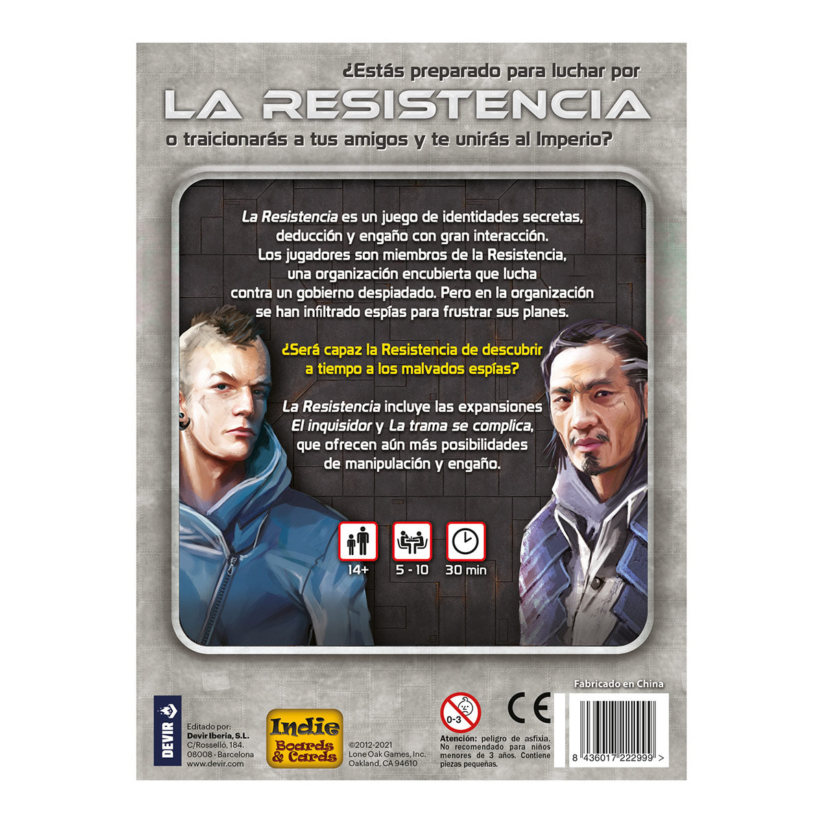 La Resistencia, Juego de Mesa, Devir