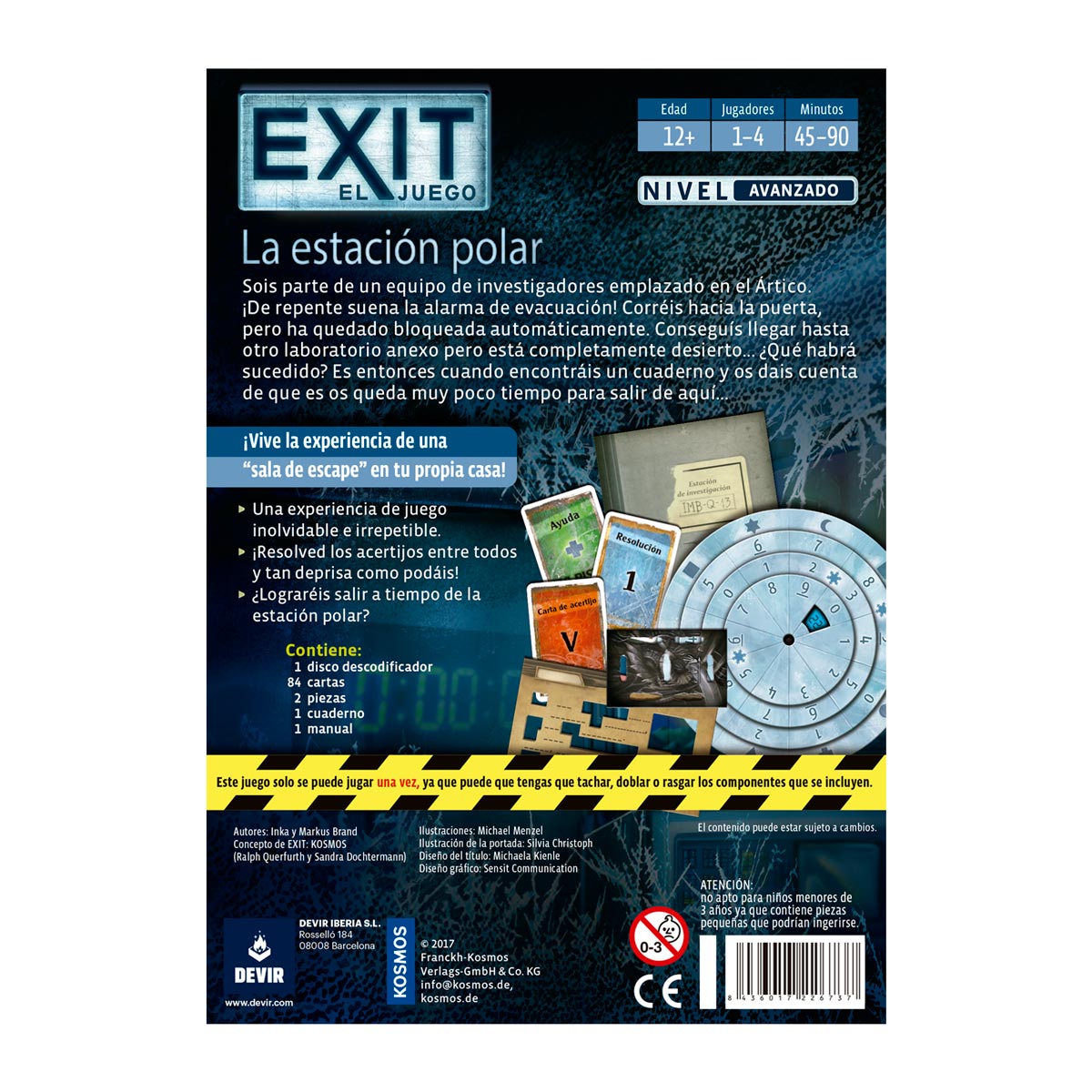 EXIT 06 - La Estación Polar, Juego de Mesa, Devir