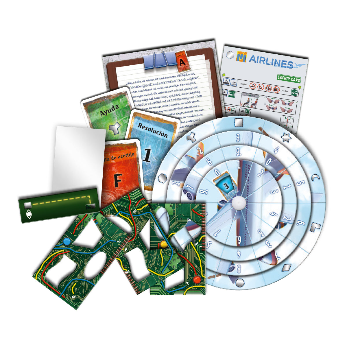 EXIT 15 - Vuelo hacia lo Desconocido, Juego de Mesa, Devir